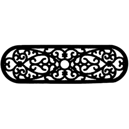 Micasa Elliptical Curl Door Welcome Mat MI80650